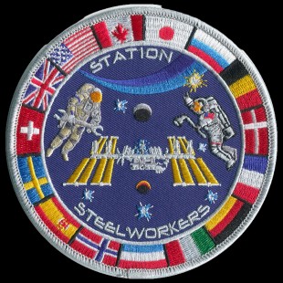 ISS STEELWORKERS BY KSC ARTIST TIM GAGNON